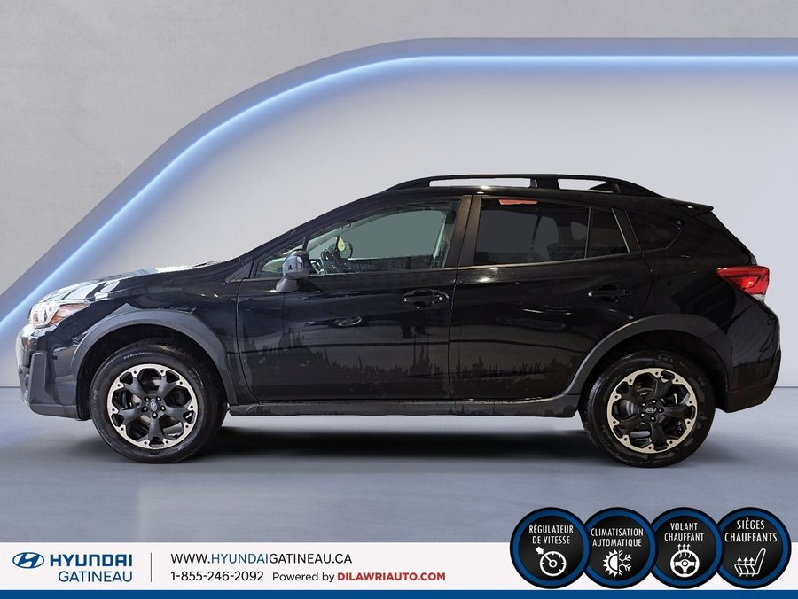 2021 Subaru Crosstrek Tourisme CVT *** 4 roue motrice , sieges chauffant , pneus d hiver *** Black