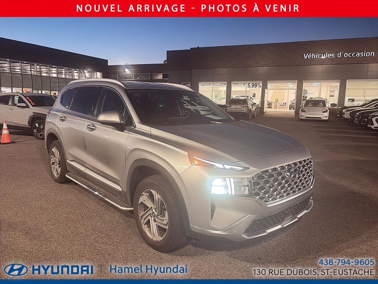 Hyundai Santa Fe 2023 Argent Saint-Eustache - photo #1
