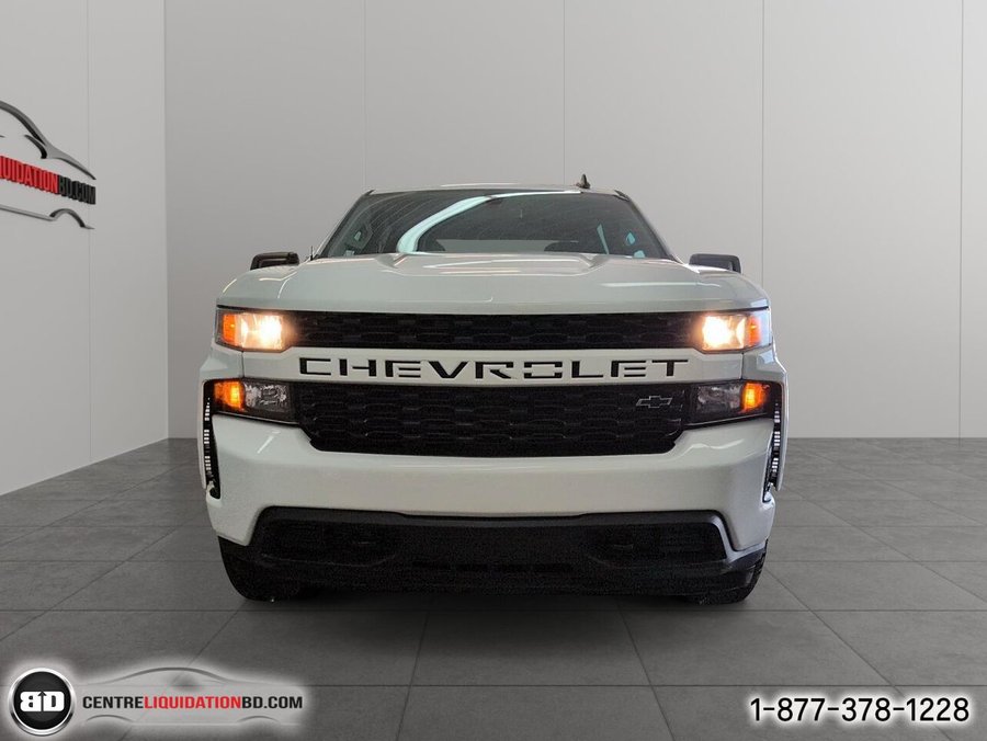 2022 Chevrolet Silverado 1500 LTD CUSTOM CREW CAB 2.7L TURBO 4X4 BOITE 6.5P White