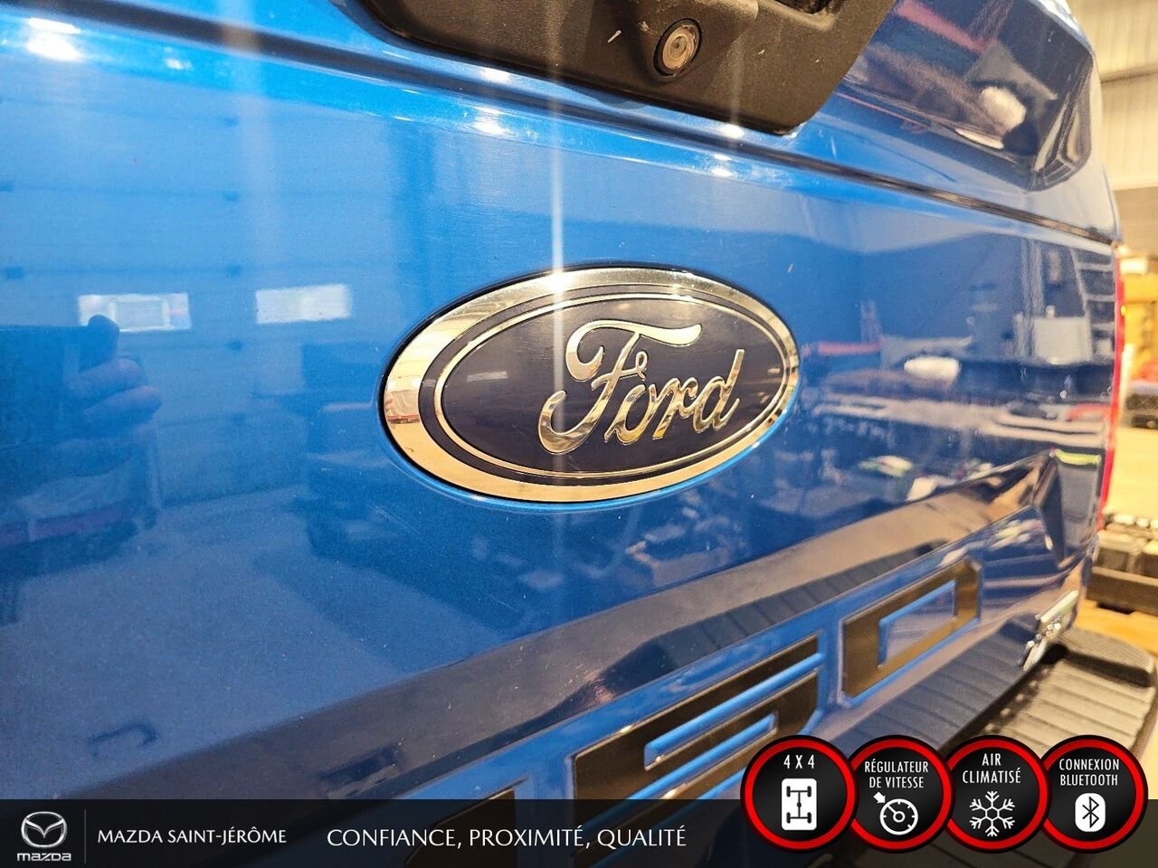 2019 Ford F-150 XL SPORT | JAMAIS ACCIDENTÉ | 2.7L ECOBOOST | 4X4 | SUPERCREW | ENSEMBLE REMORQUAGE Blue Saint-Jérôme - photo #7