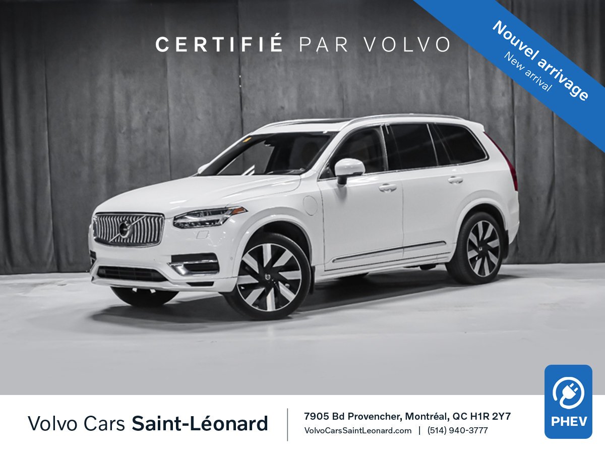 Volvo XC90 Plug-In Hybrid T8 ULTRA BRIGHT HARMAN KARDON 7 PLACES 2025 Blanc Montréal - photo #0