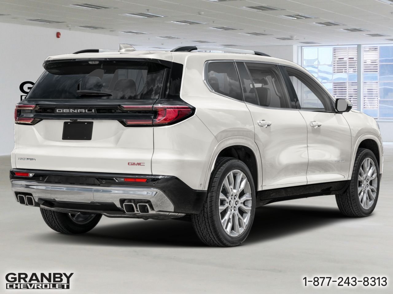 GMC Acadia ACADIA AWD DENALI ULTIMATE (5SD) | 27-0327 2027 BLANC GLACIER, TRIPLE COUCHE Granby - photo #2