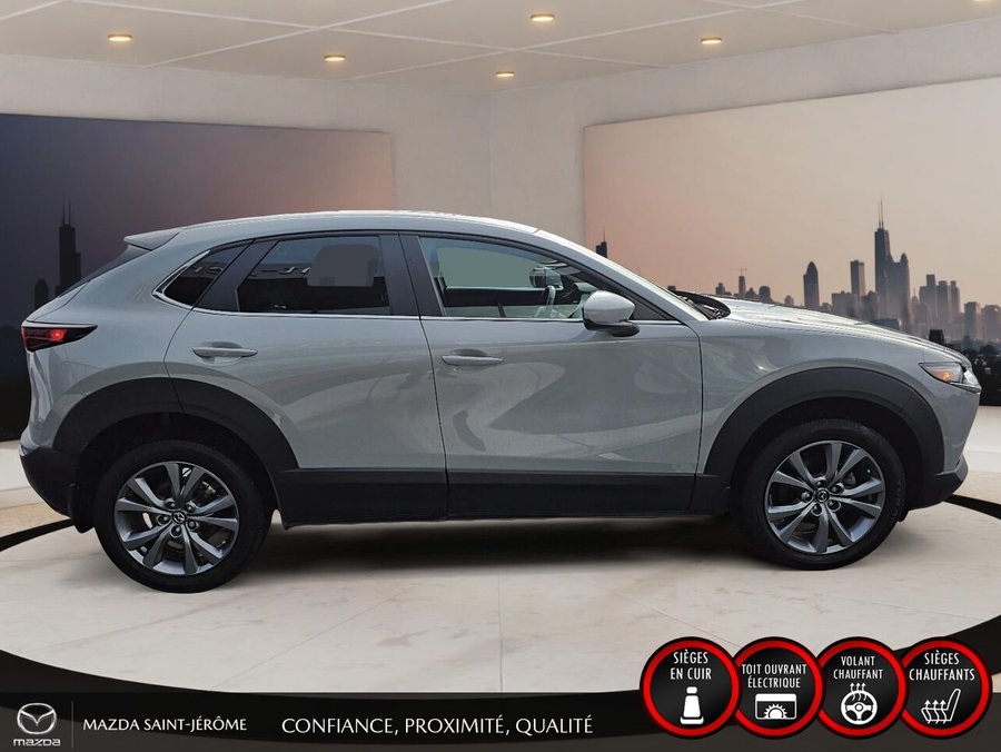 Mazda CX-30 GS LUXURY | 1 PROPRIÉTAIRE | JAMAIS ACCIDENTÉ | CUIR | TOIT OUVRANT | AWD 2025 Blanc