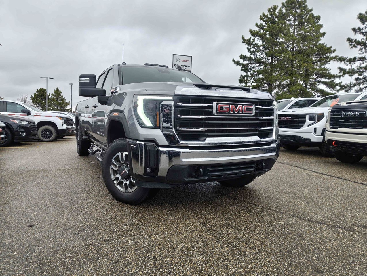 2026 GMC Sierra 3500HD 4WD Crew Cab 172 SLE Grey Sherwood Park - photo #1
