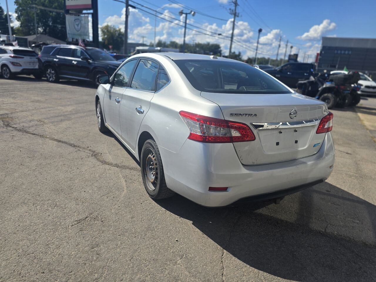 2013 Nissan Sentra Grey  - photo #2