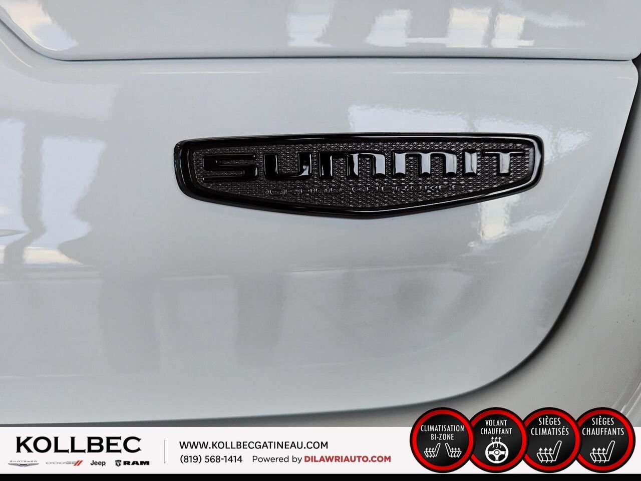 2026 JEEP Grand Cherokee 261420 | Summit 4x4 Bright White Gatineau - photo #16