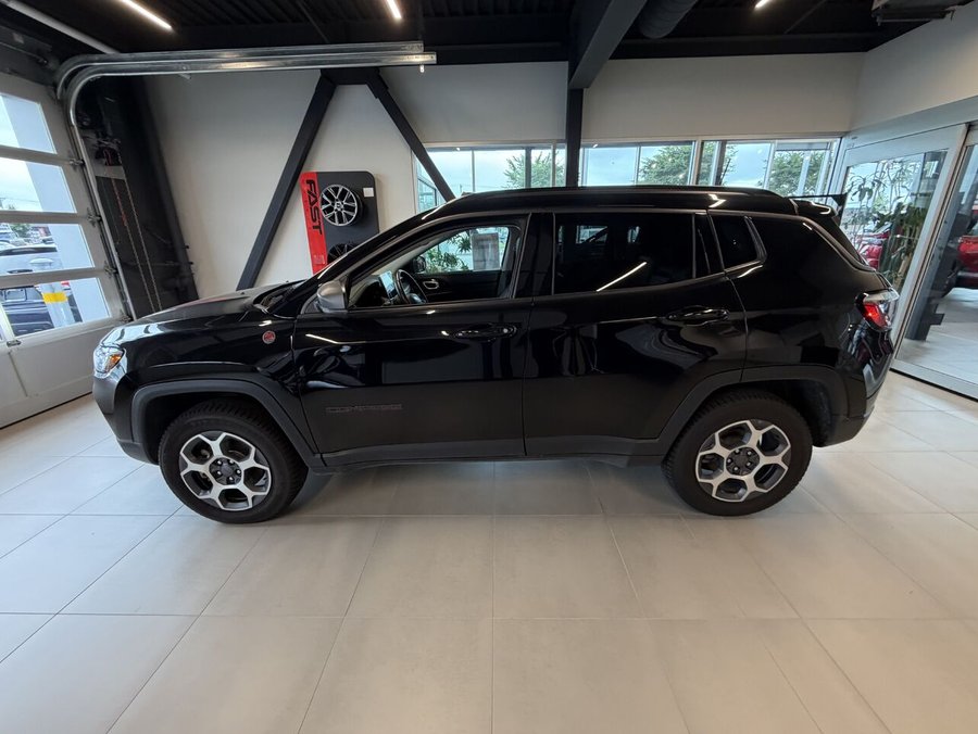 Jeep Compass Trailhawk 4x4, Entrée sans clef, Attache remorque 2022 Noir