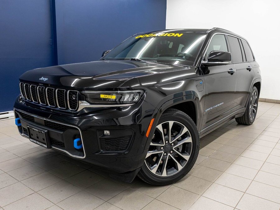 Jeep Grand Cherokee 4xe OVERLAND 4X4 *TOIT* NAV CUIR SIÈGES VENT PROTECH 3 2023 Noir