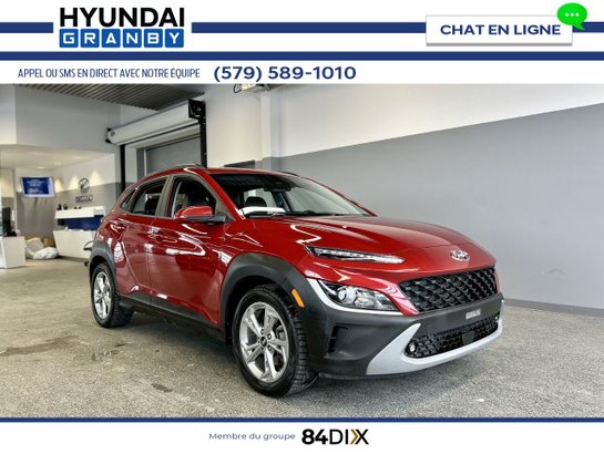 Hyundai Kona Preferred Sun and Leather - AWD 2022 Rouge