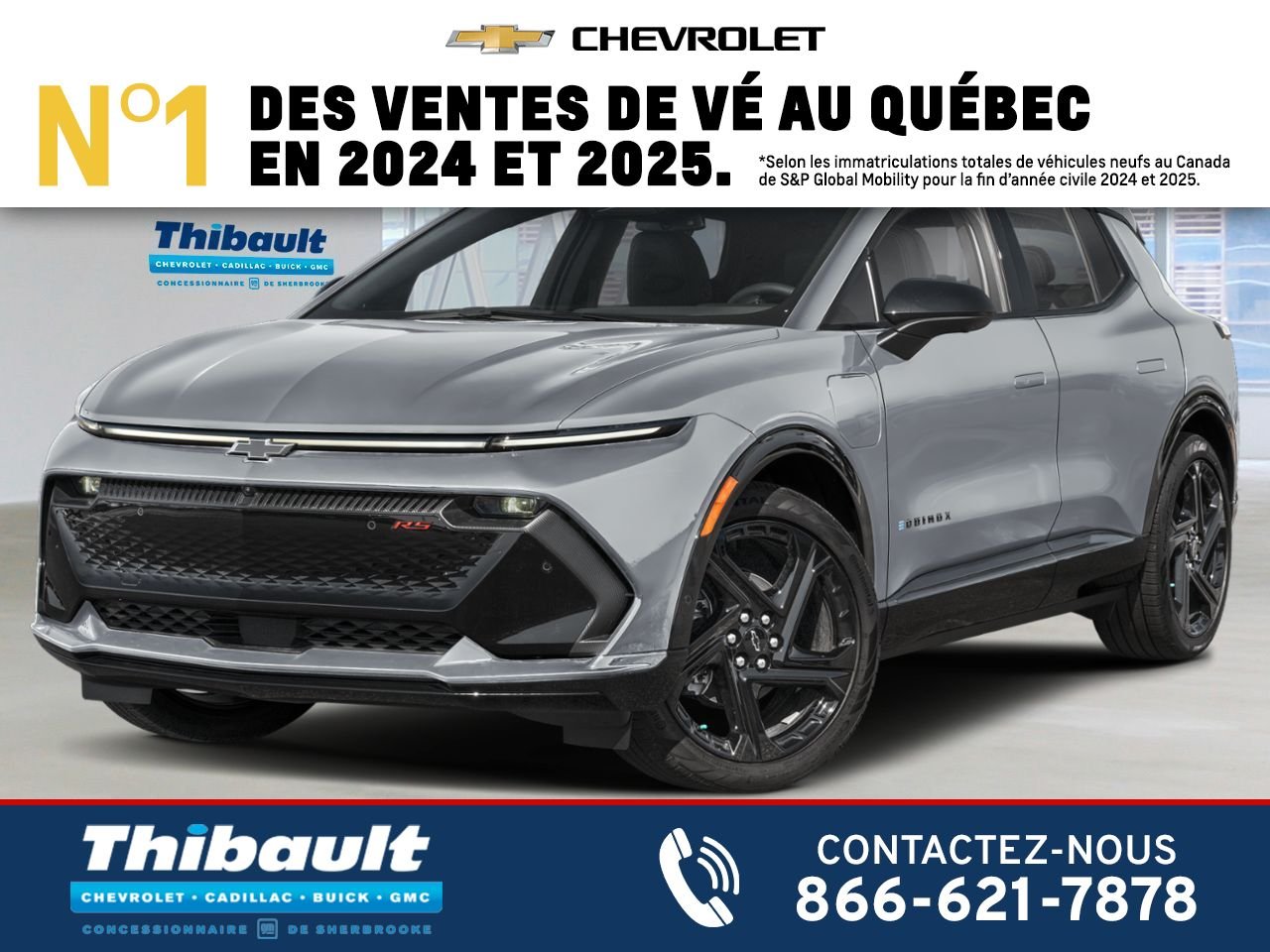 2027 CHEVROLET EQUINOX EV 4 portes RS Grey Sherbrooke - photo #0