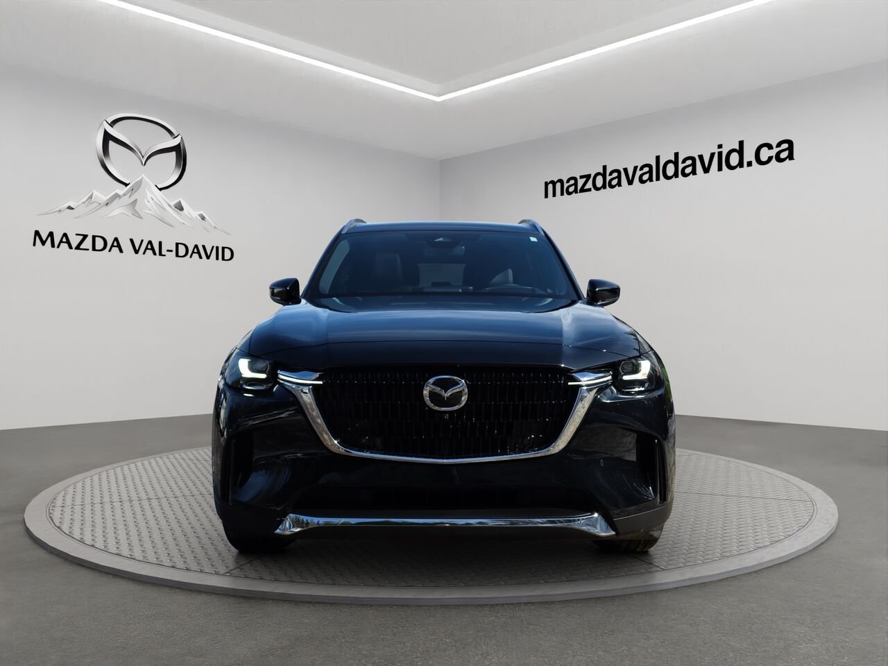 2026 Mazda CX-90 PHEV GT PHEV, toit pano, cuir, sièges ventilés Jet Black Mica Val-David - photo #2