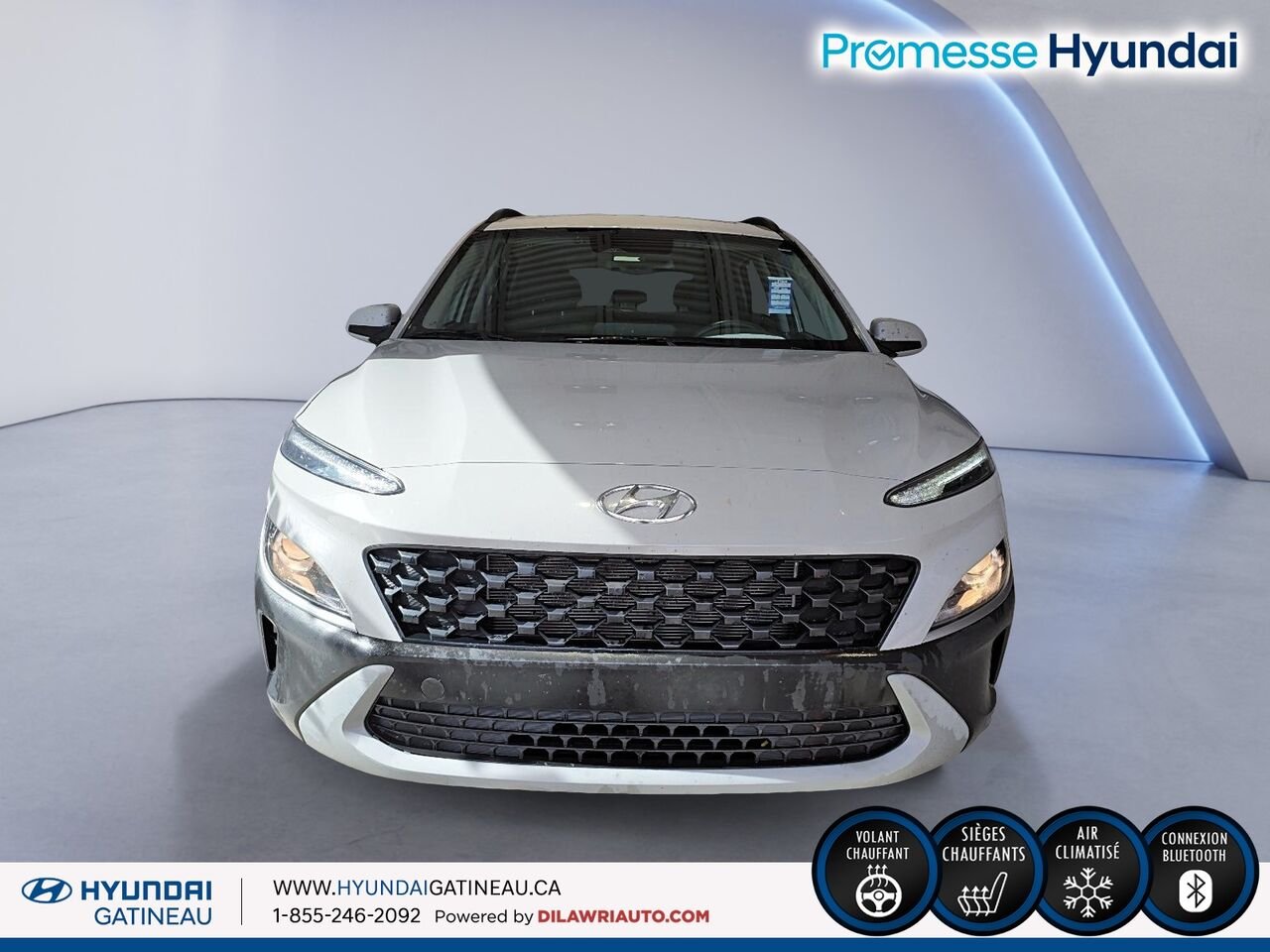 Hyundai Kona 2.0L Preferred TA*** sieges chauffants , volant chauffants, bas millage*** 2023 Noir Ottawa & Gatineau - photo #1