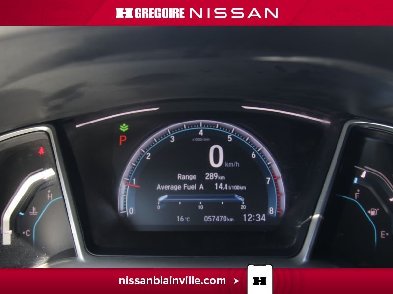 Honda Civic BE6071 | EX TOIT MAGS A/C SIEGE CHAUFFANT 2020 Noir Laval - photo #15