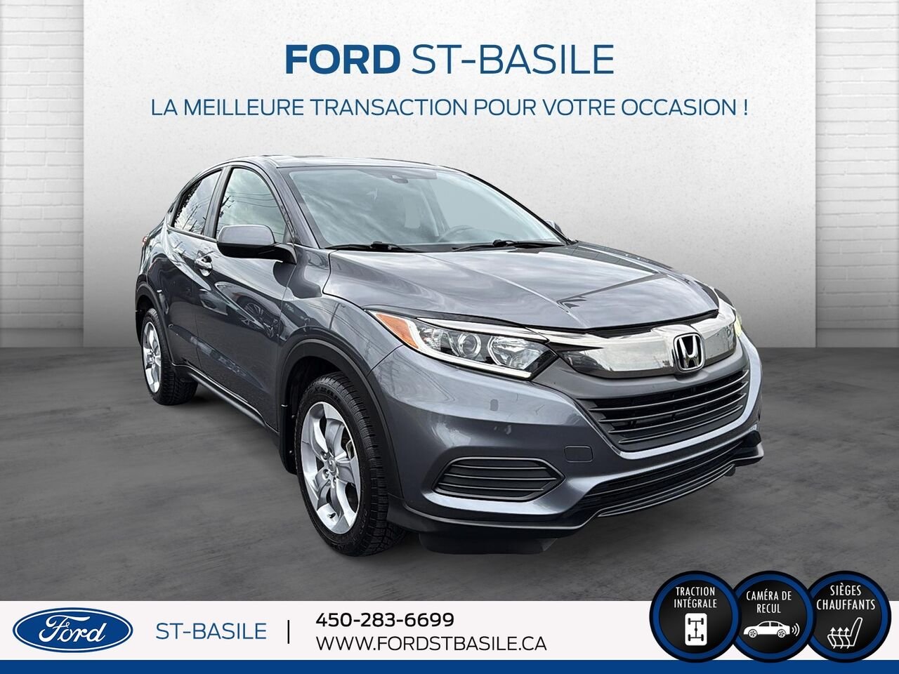 HONDA HR-V 2020 Gris Saint-Basile-le-Grand - photo #10