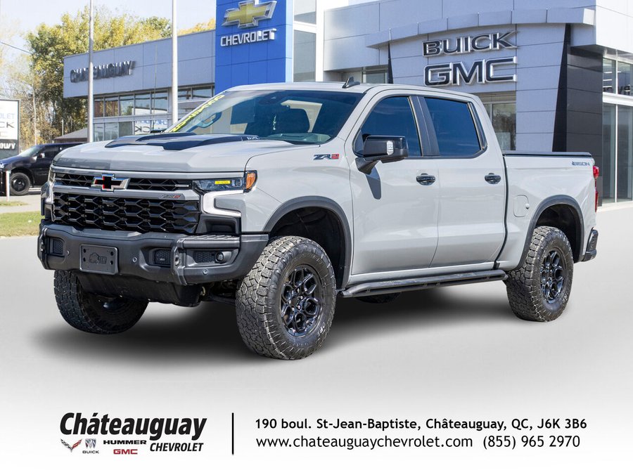 Chevrolet Silverado 1500 ZR2 cabine multiplace 4RM 2024 Gris