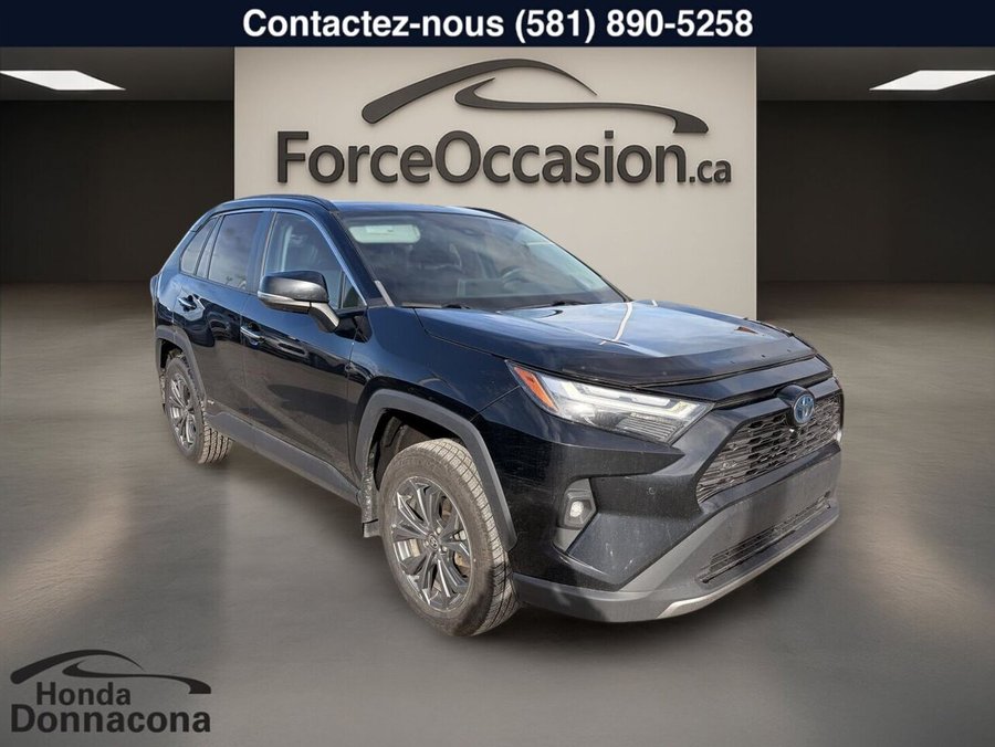 Toyota RAV4 Limited, Bancs chauffant, Hybride 2022 Noir