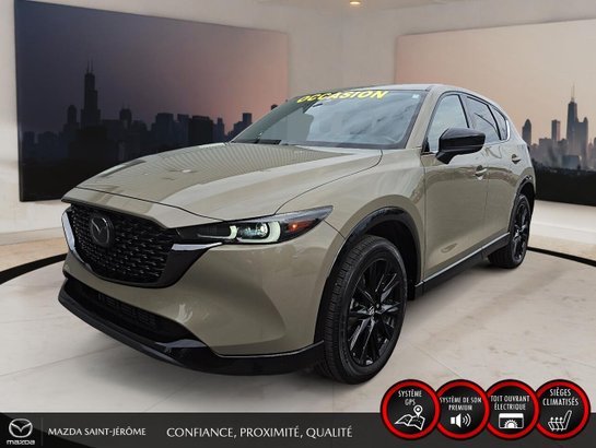 Mazda CX-5 Suna | TURBO | AWD | TOIT OUVRANT | CUIR | BOSE | TÊTE HAUTE 2024 Beige