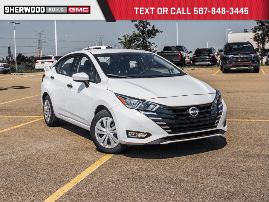 2025 Nissan Versa S 1.6L Auto | Backup Camera White