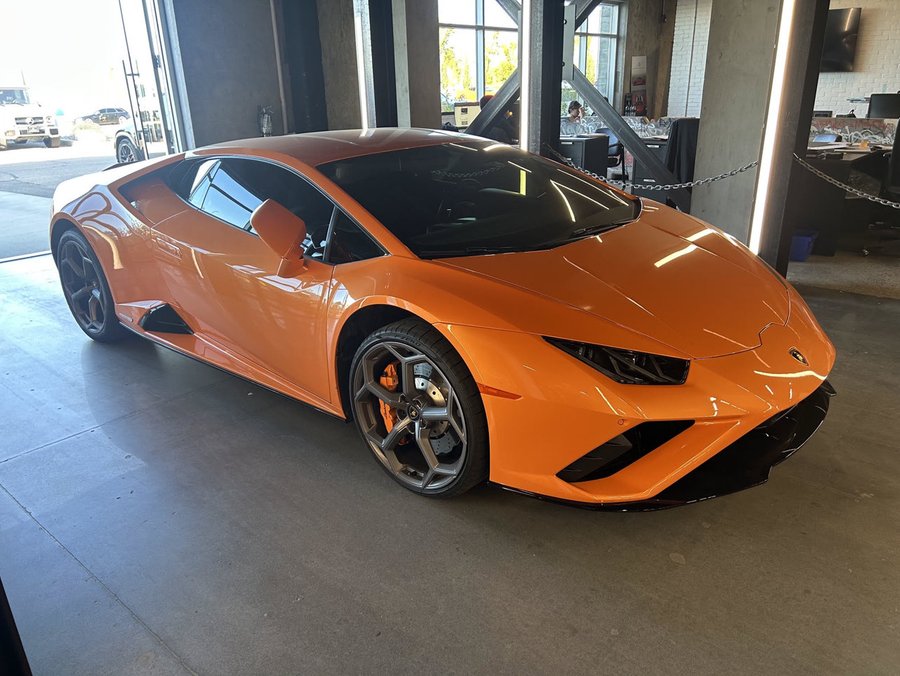 2022 Lamborghini Huracan EVO | Front Axle Lift | 20 Aesir Wheels | Sensonum Audio System Arancio Borealis Metallic