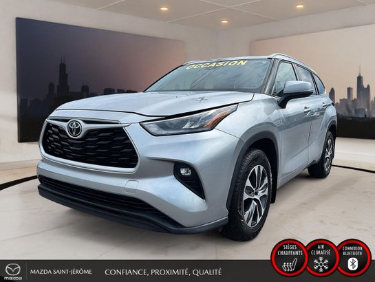 2022 Toyota Highlander XLE | TOIT OUVRANT | CUIR | AWD | Silver