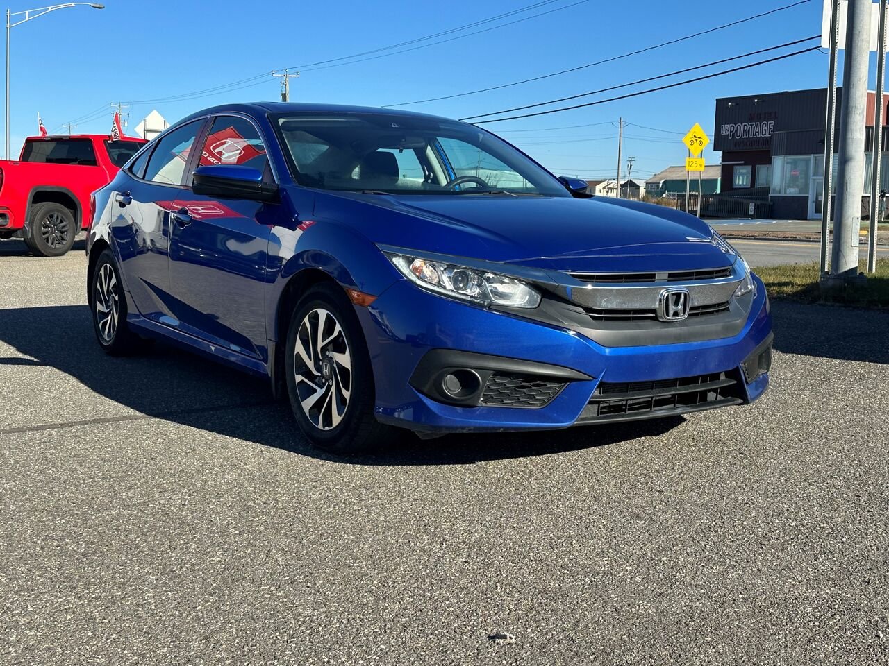 2018 Honda CIVIC EX CIVIC EX Blue Matane - photo #6