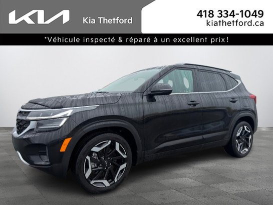 2024 Kia Seltos SX Turbo AWD PNEUS D'HIVER DEMARREUR PAS ACCIDENTE Black