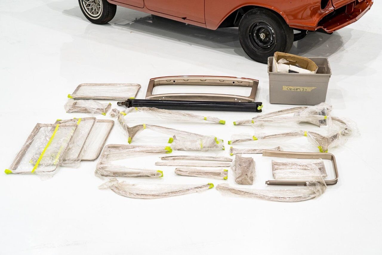 Chevrolet Bel Air PRIX EN USD | Project Wagon Completely Restored Shell 1957 Montréal - photo #57