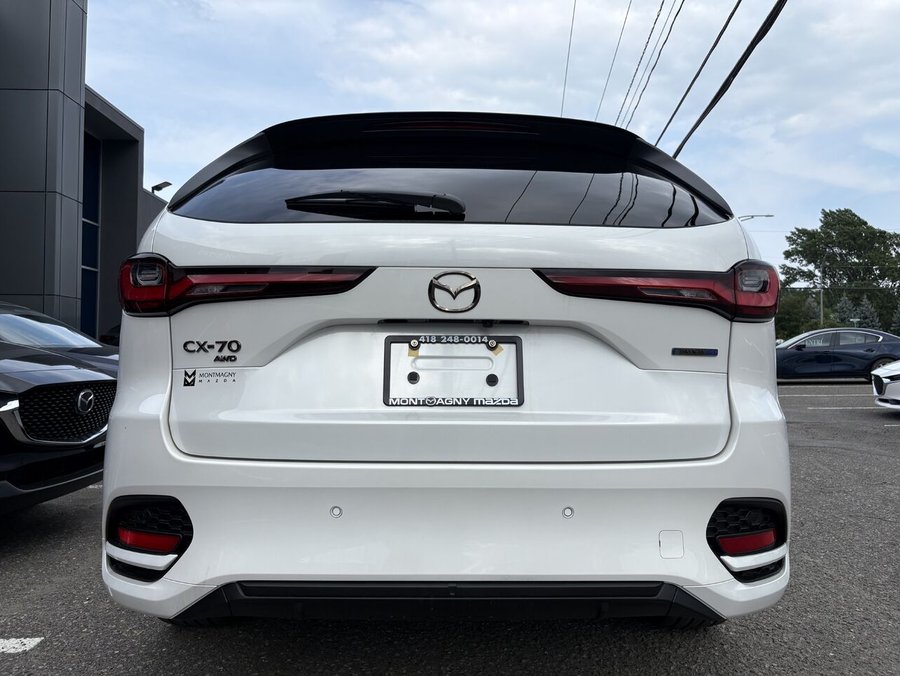 MAZDA CX-70 hybride rechargeable GT TI 2026 Blanc rhodium métallisé