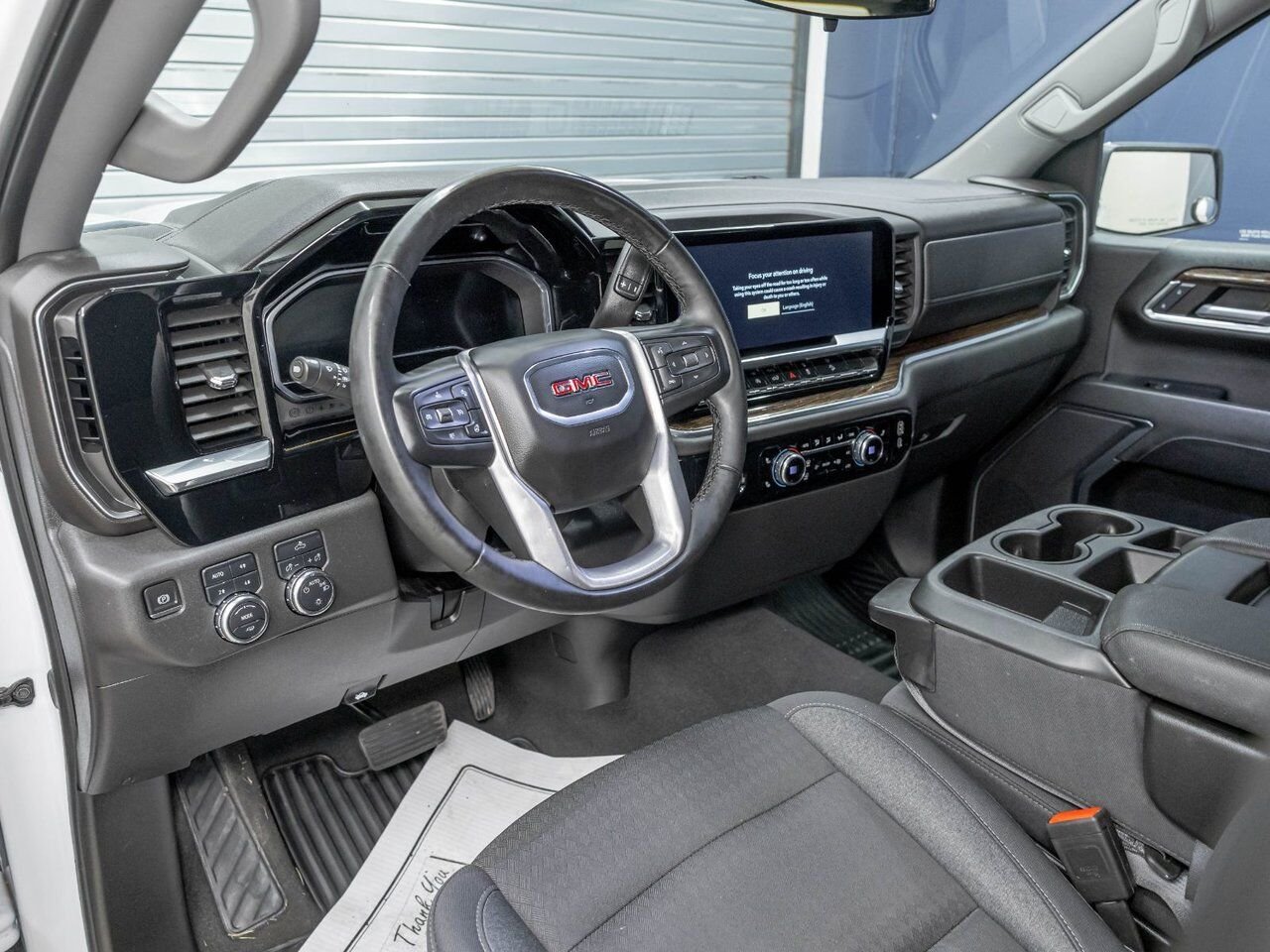 GMC Sierra 1500 SLE X31 CREW 4X4 DIESEL *NAV* SIÈGES CHAUF CARPLAY 2024 Blanc Saint-Jérôme - photo #1