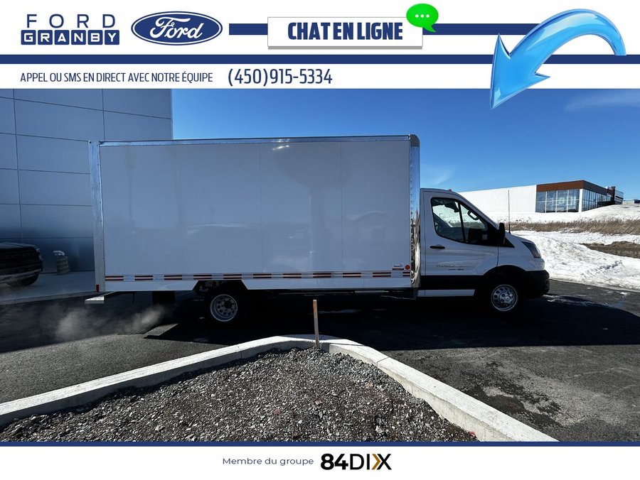 2024 Ford TRANSIT FOURGON TRONQUÉ T-350 TI 138 po PNBV de 9 950 lb RARJ White