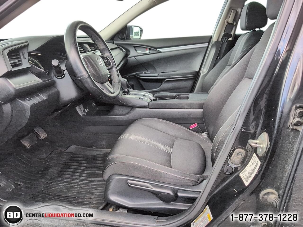 2016 Honda Civic Berline LX 4 portes CVT | BD0437 Black Granby - photo #12