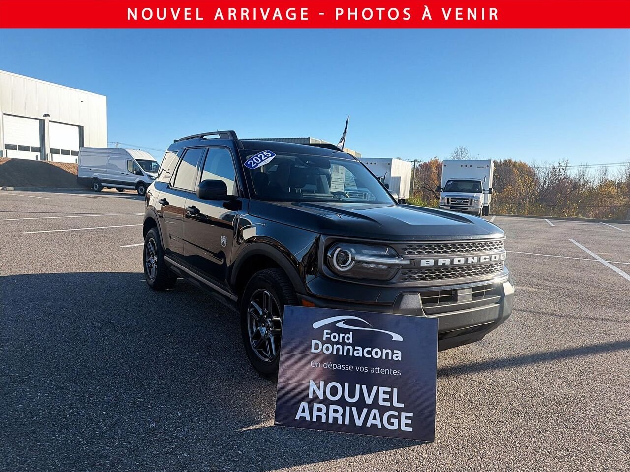 2025 Ford Bronco Sport Black  - photo #2