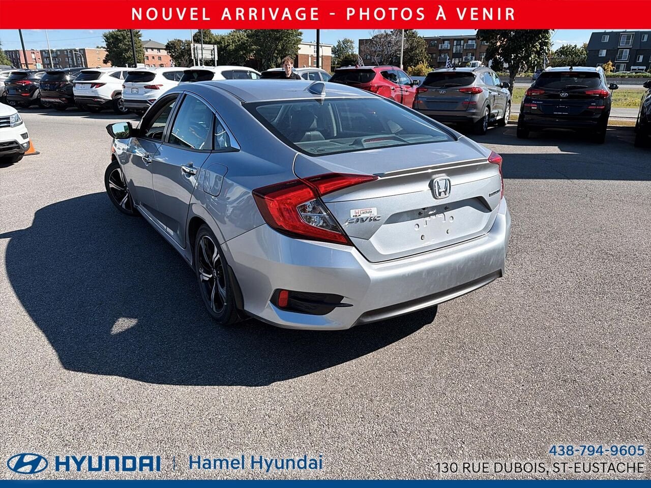 Honda CIVIC 2017 Gris Saint-Eustache - photo #3