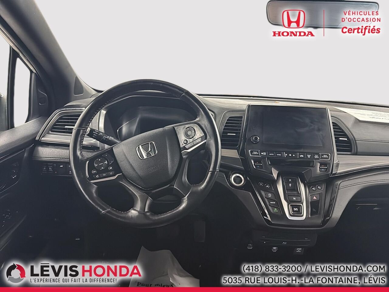 2023 Honda Odyssey Black Edition Black Edition BA White Lévis - photo #12