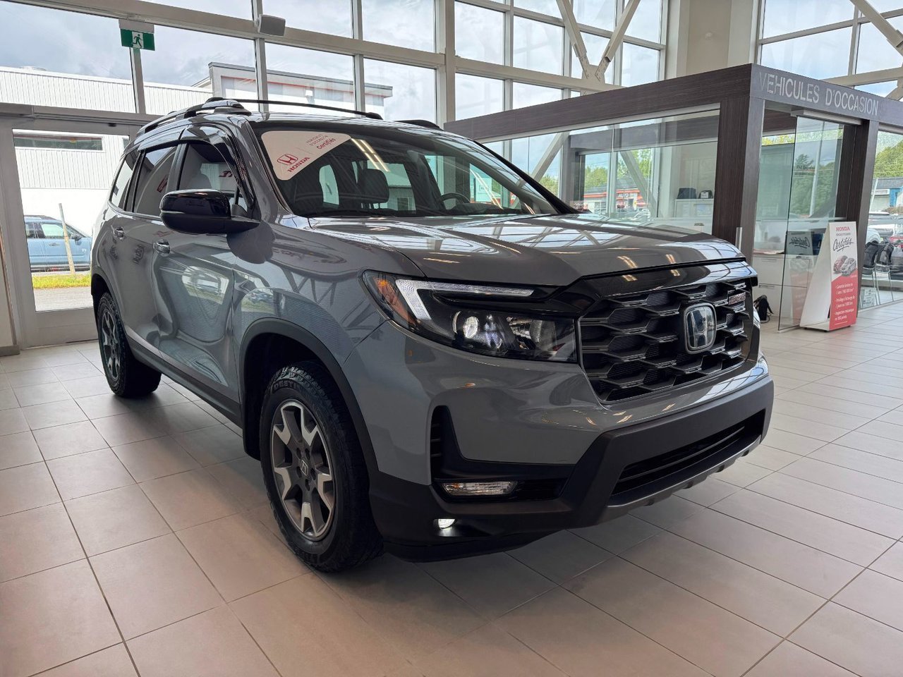 Honda Passport 2023 Gris Notre-Dame-des-Prairies - photo #7