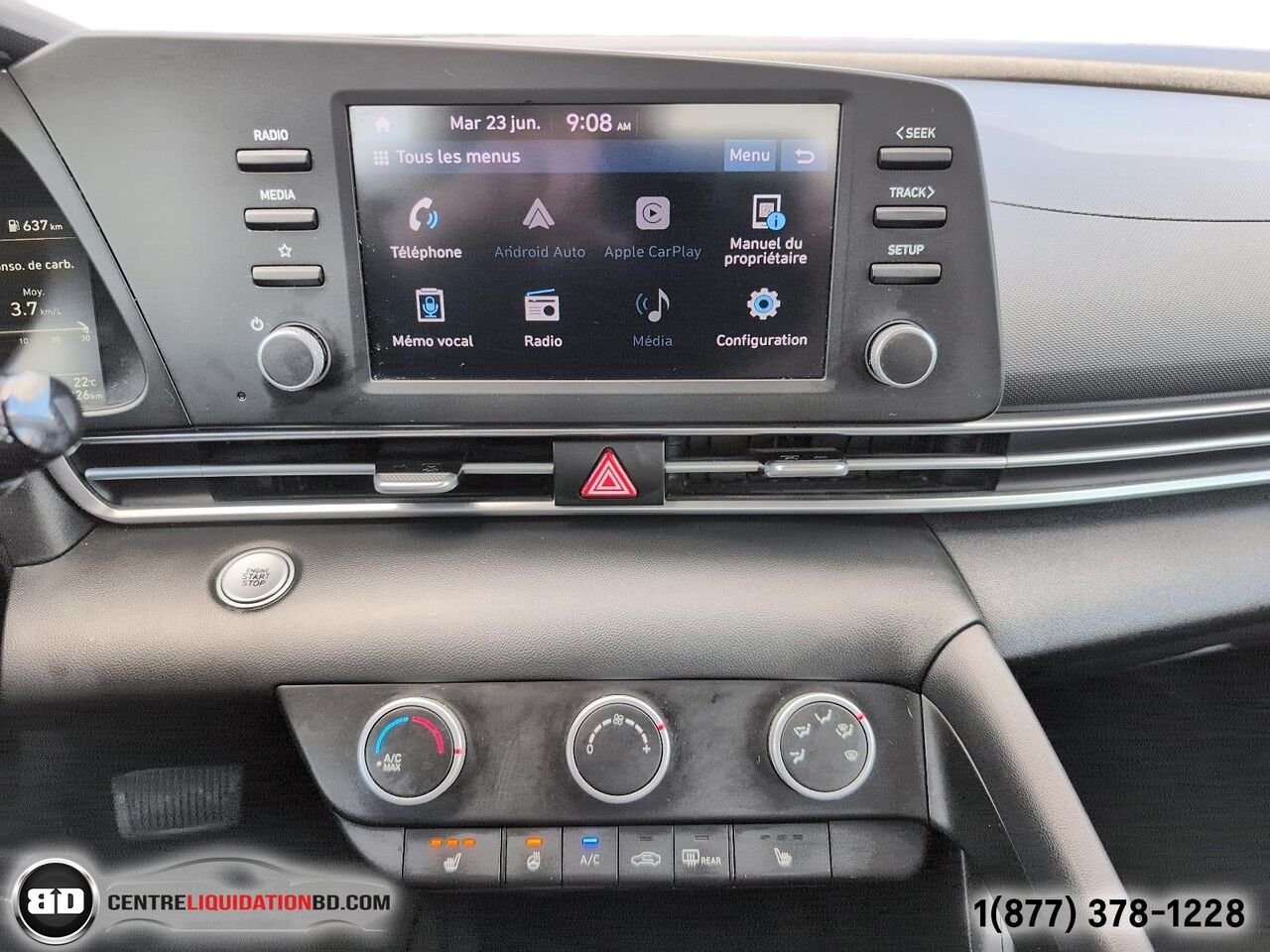 Hyundai Elantra PREFFERED | BD0278 2023 Blanc Granby - photo #18