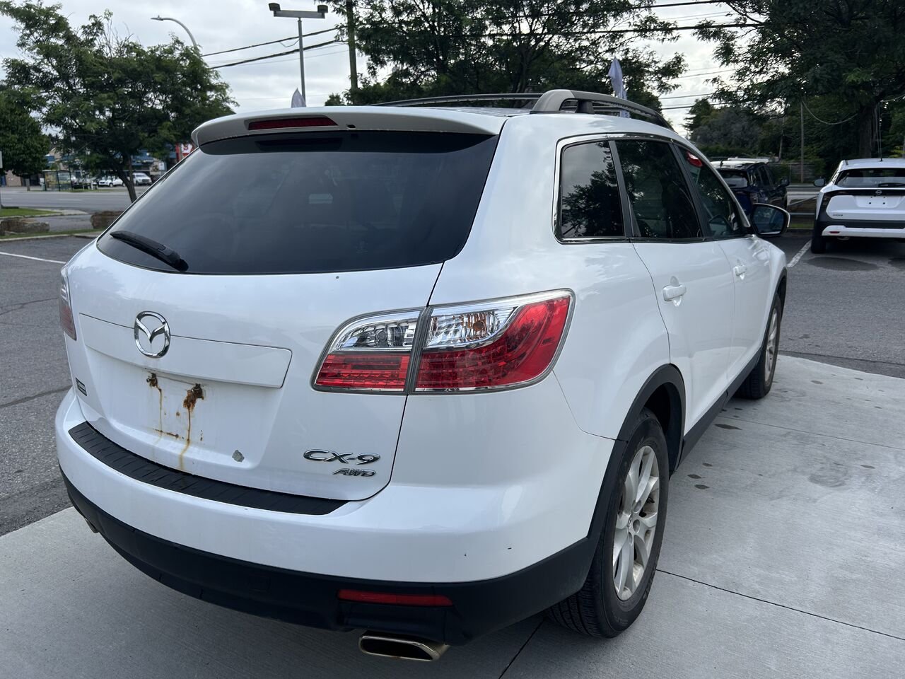 Mazda CX-9 GS AWD 2012 Blanc Châteauguay - photo #4