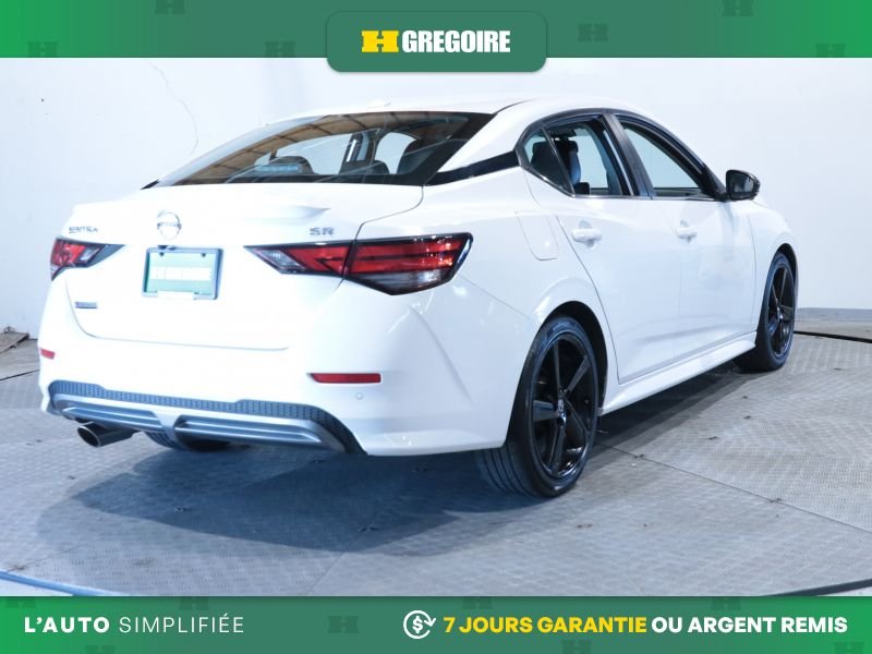 Nissan Sentra 822807 | SR AUTO A/C CUIR TOIT GR ELECT MAGS CAM RECUL BLUE 2021 Blanc Laval - photo #8