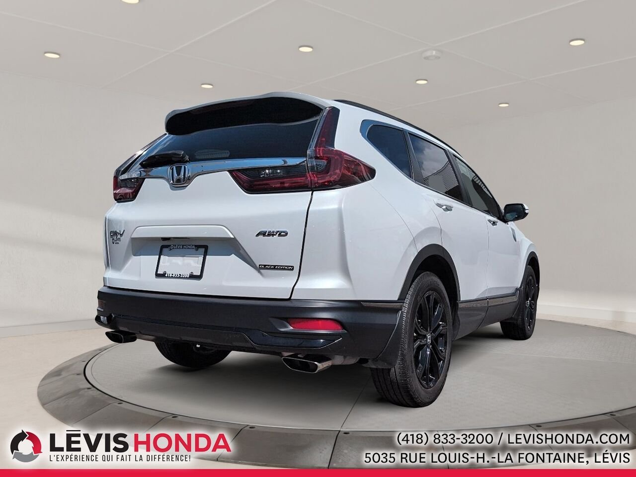 Honda CR-V Black Edition AWD Black Edition Traction Intégrale 2021 Blanc Lévis - photo #9