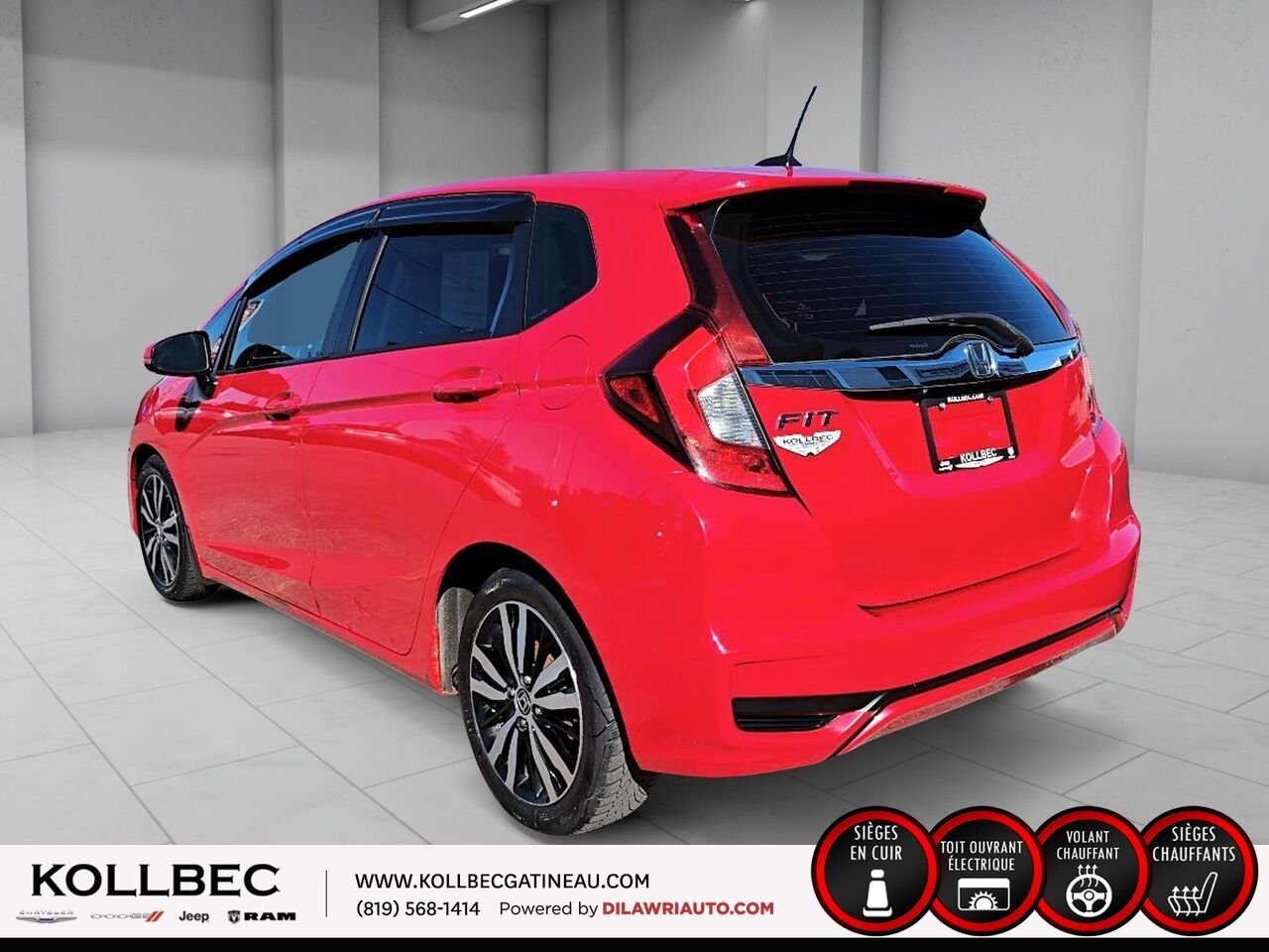HONDA FIT EX-L Navi 2018 Rouge Ottawa & Gatineau - photo #17