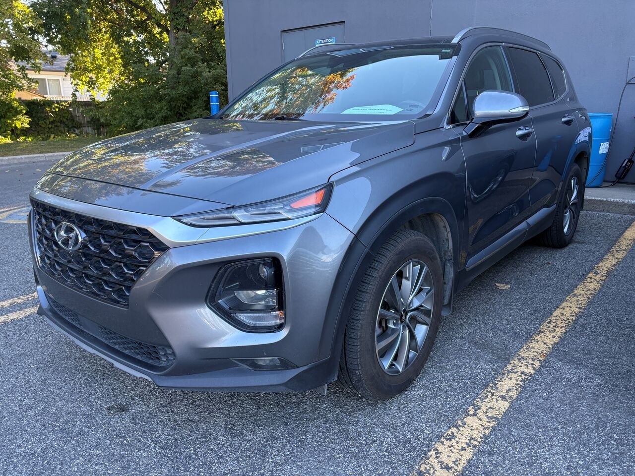 2019 Hyundai Santa Fe Grey Blainville - photo #0