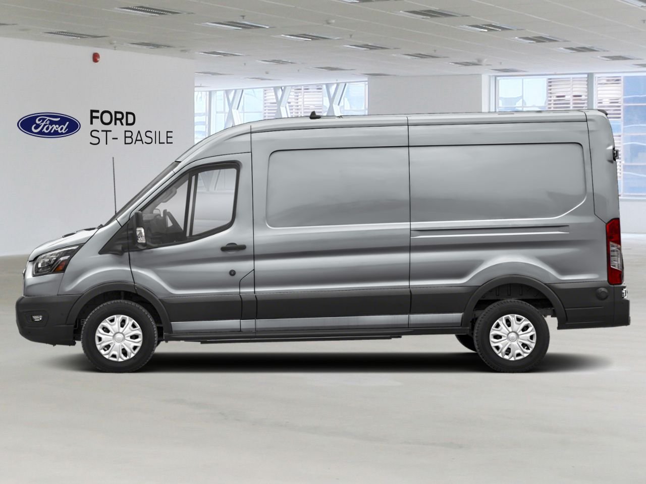 2025 Ford E-Transit Cargo Van Ingot Silver Metallic Saint-Basile-le-Grand - photo #1