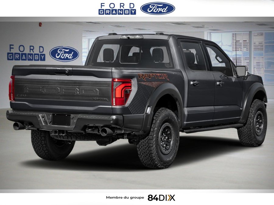 2026 Ford F-150 Raptor SuperCrew 4RM caisse de 5,5 pi Agate Black Metallic