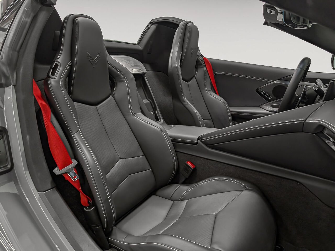 CHEVROLET CORVETTE STINGRAY CABRIOLET Exhaust Performance Suspension Active Bas Km 2024 Gris Sherbrooke - photo #16