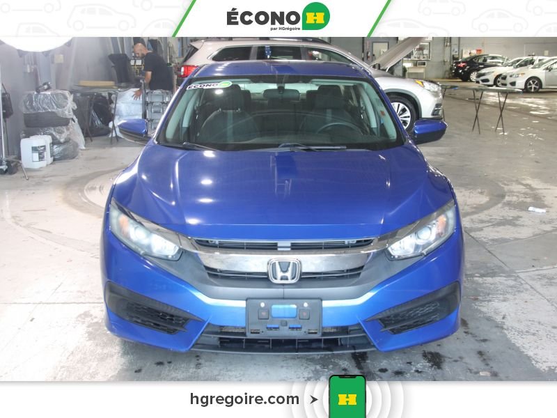 2016 Honda Civic Blue Saint-Eustache - photo #1