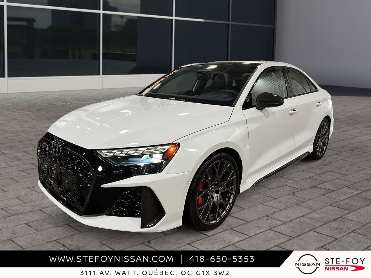 2026 Audi RS 3 OPTIQUE CARBONE PLUS ET DESIGN RS PACK White Ste-Foy - photo #0