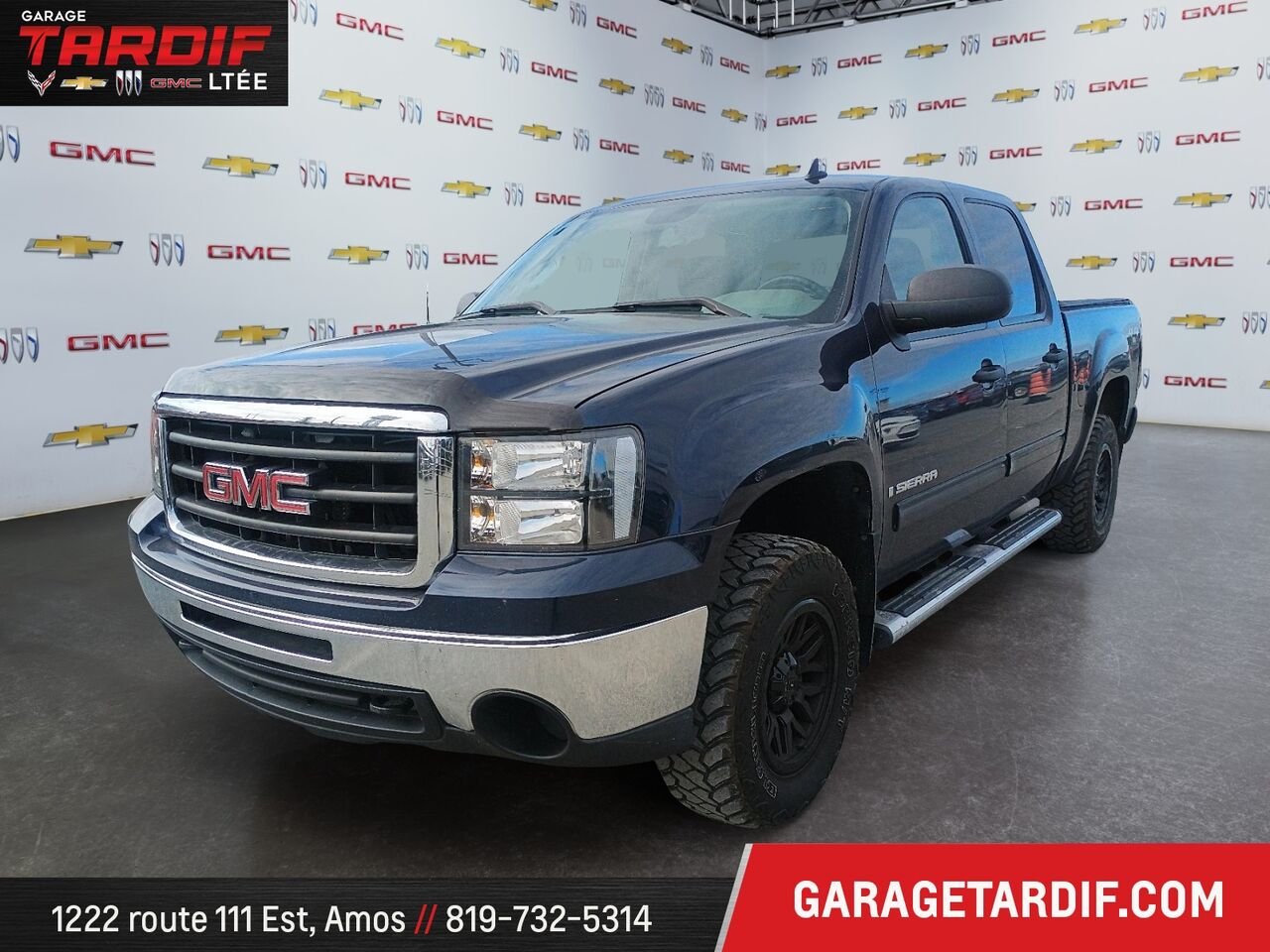 2009 GMC Sierra 1500 4 RM, Cabine multiplaces 143,5 po, SLE Blue Amos - photo #0