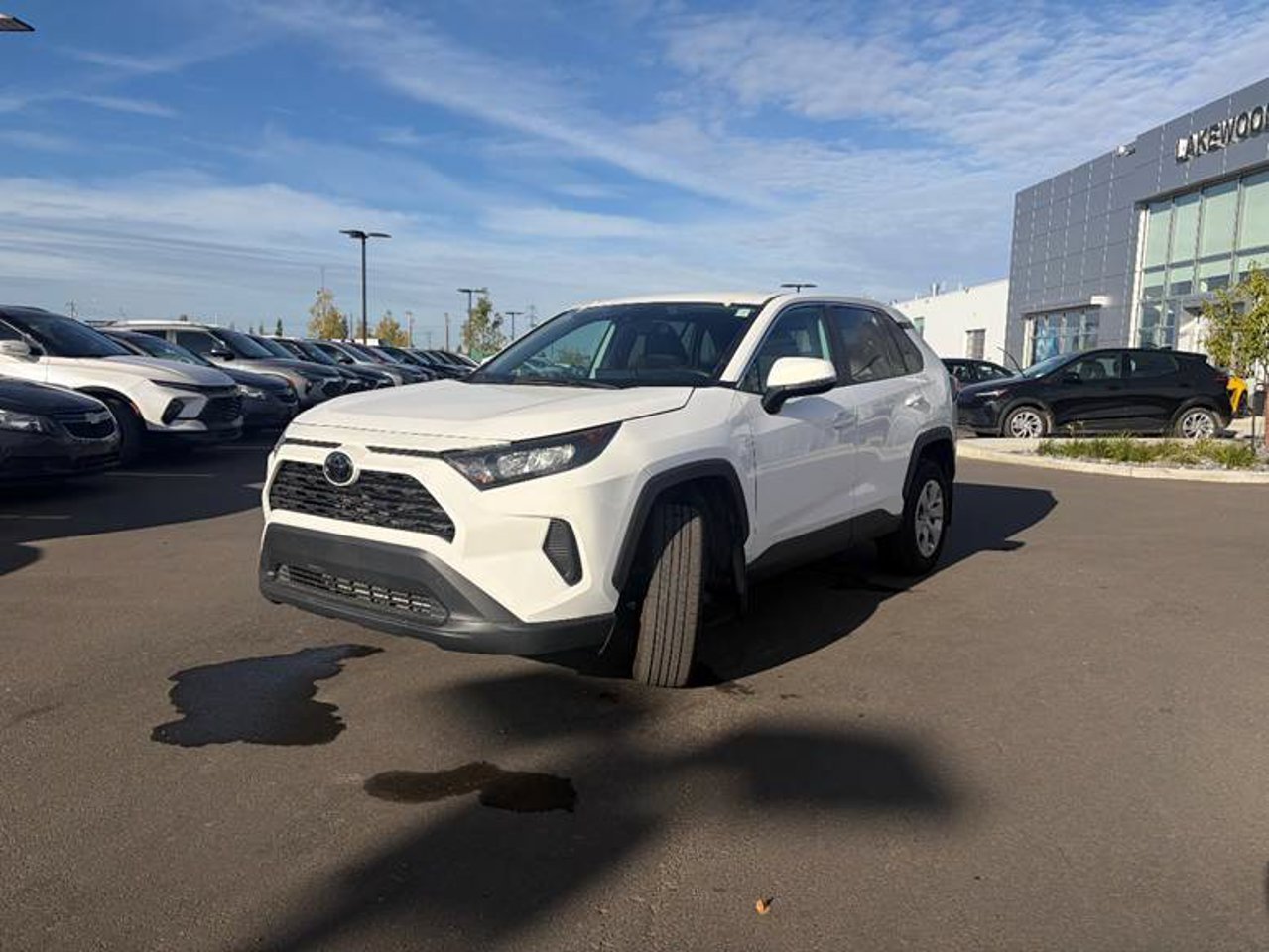 2025 Toyota RAV4 LE AWD White Sherwood Park - photo #2