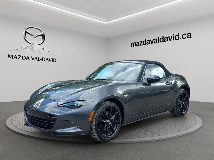 Mazda MX-5 GS BA, navigation, caméra de recul, détecteur d'angles morts 2020 Gris