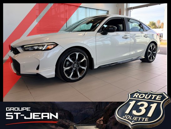 2025 Honda Civic Sedan Hybrid SPORT TOURING White